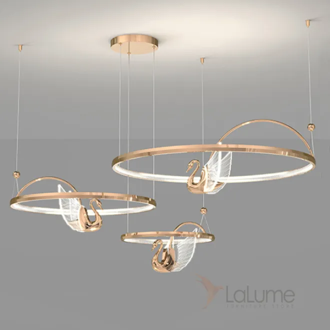 Подвесная люстра BIRDIE LUX 3R Rose Gold от ImperiumLoft