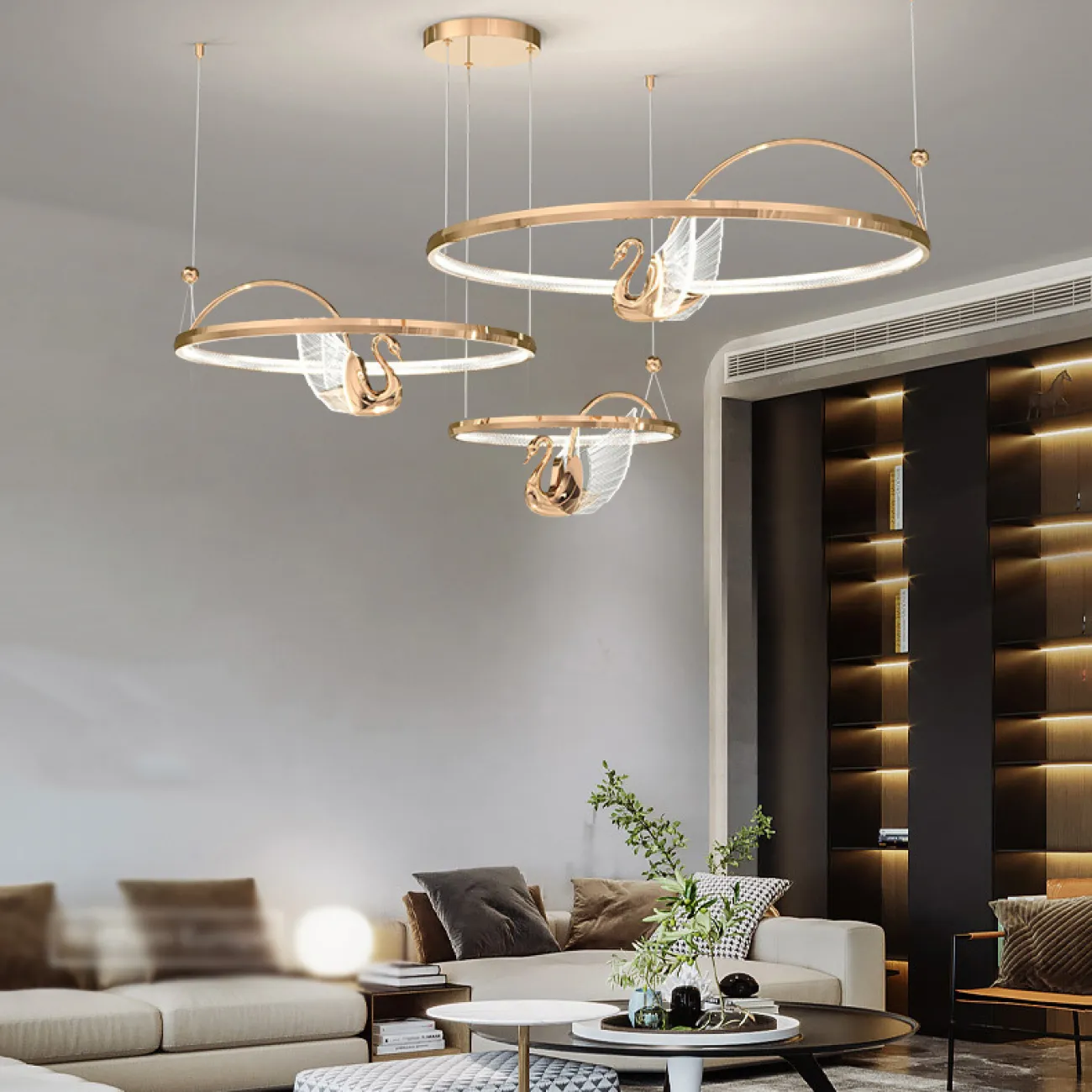 Подвесная люстра BIRDIE LUX 1R Brass от ImperiumLoft
