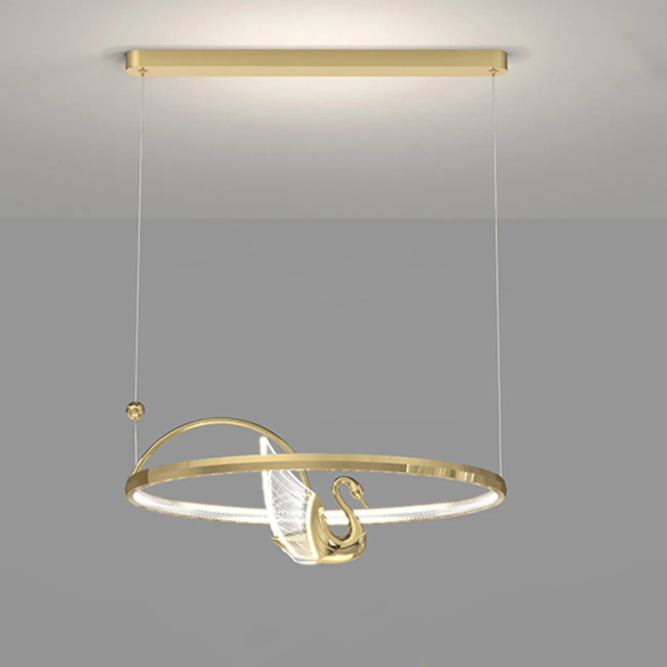 Подвесная люстра BIRDIE LUX 1R Rose Gold от ImperiumLoft