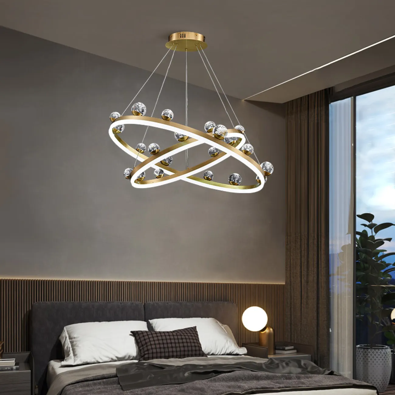 Подвесная люстра JOSIAN D D40 D60 D80 3R от ImperiumLoft