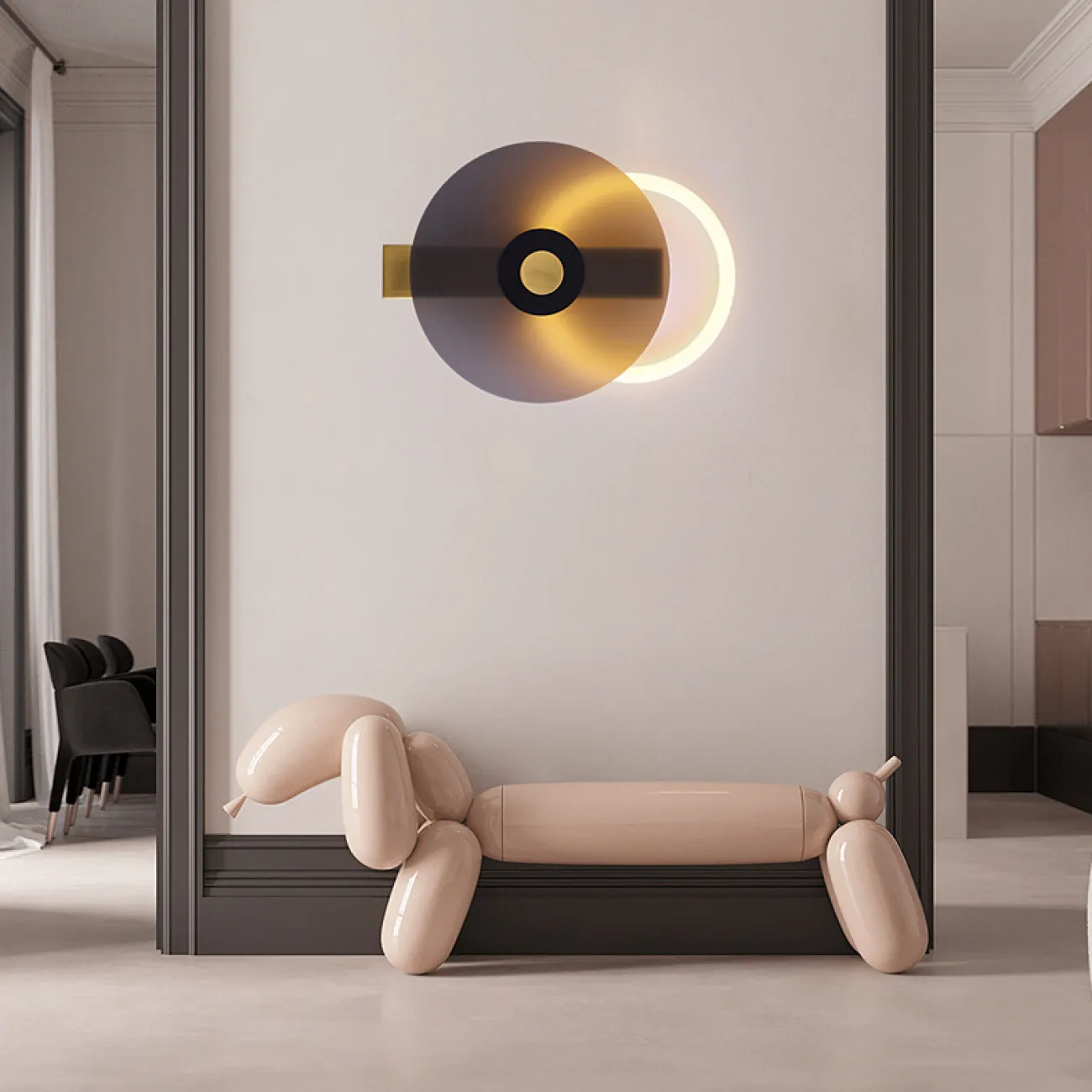 Настенный светильник ENIGMA Gray от ImperiumLoft