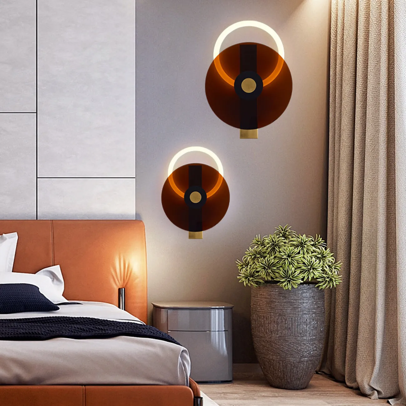 Настенный светильник ENIGMA Gray от ImperiumLoft