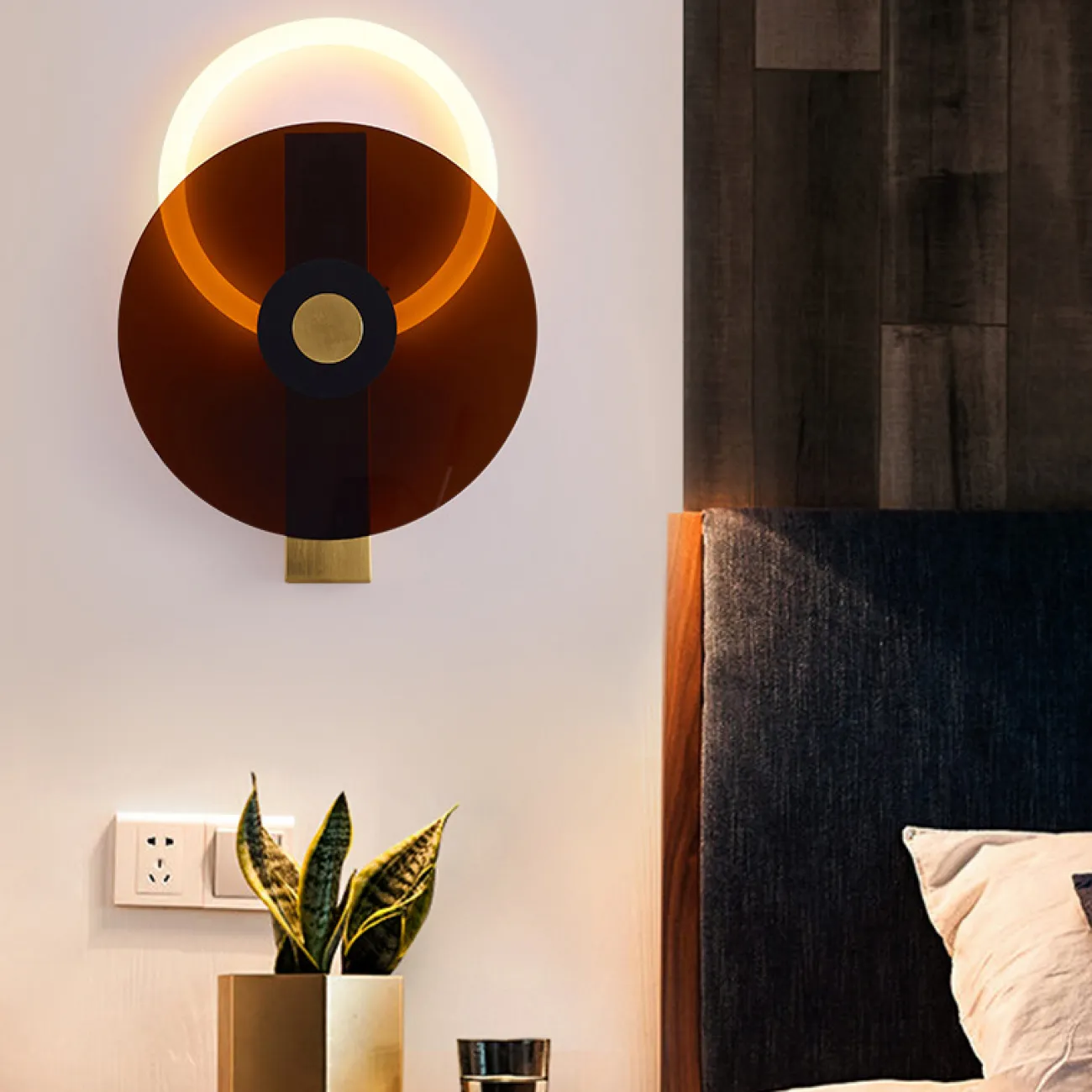 Настенный светильник ENIGMA Gray от ImperiumLoft