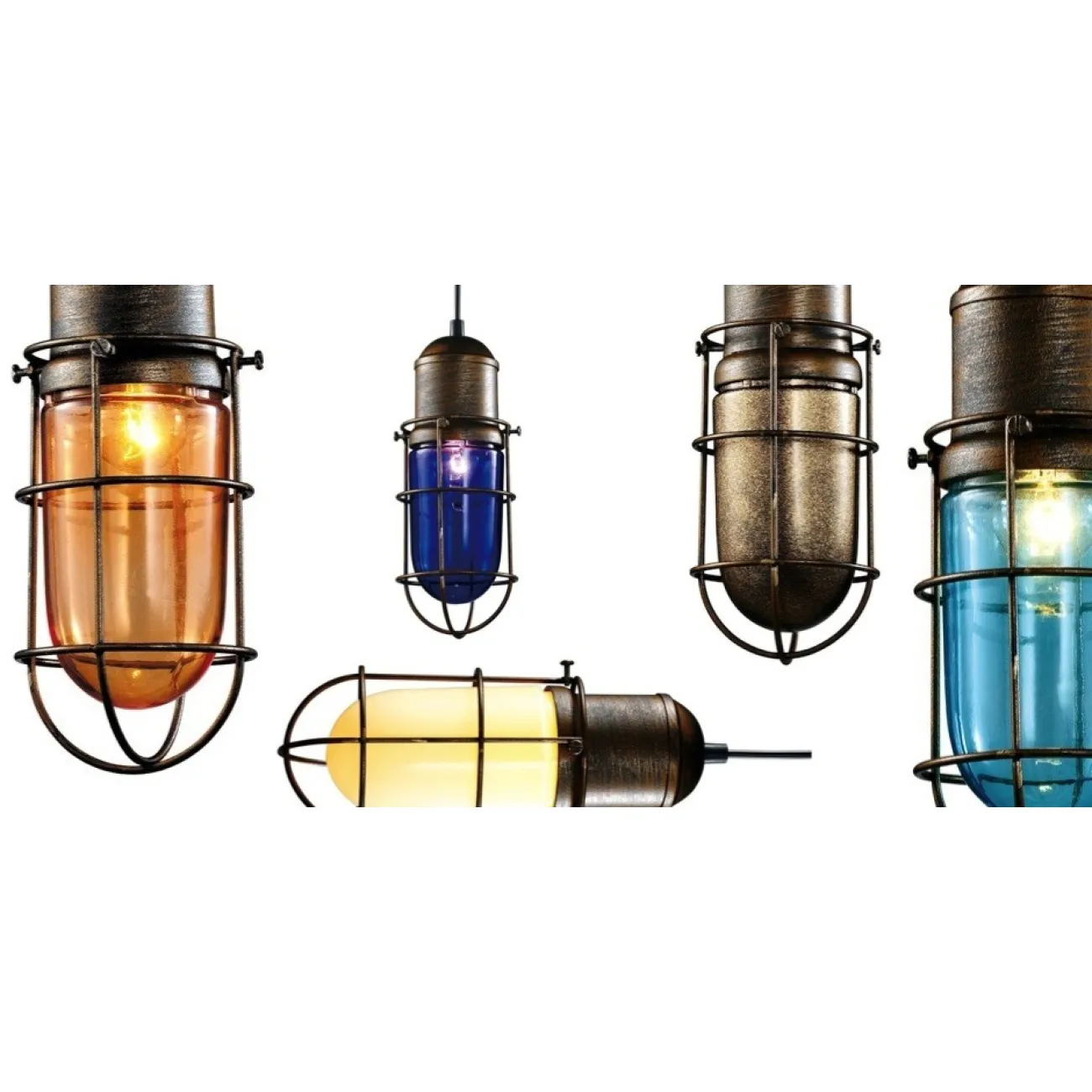 Светильник Lucretia Industrial Bullet Vintage Pendant от LaLume