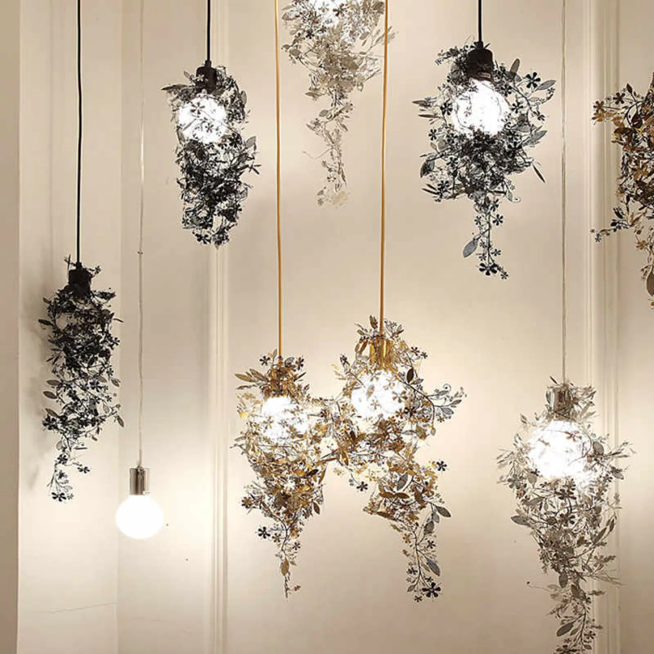 Подвесной светильник Garland Light Silver от ImperiumLoft