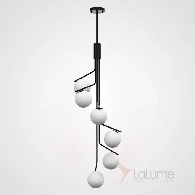 Подвесной светильник SHIRLEY 6 black от ImperiumLoft