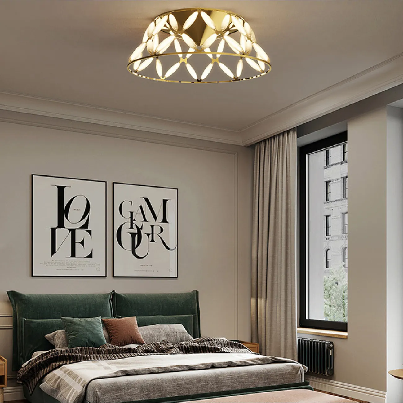 Потолочная люстра ISOLA D58 от ImperiumLoft