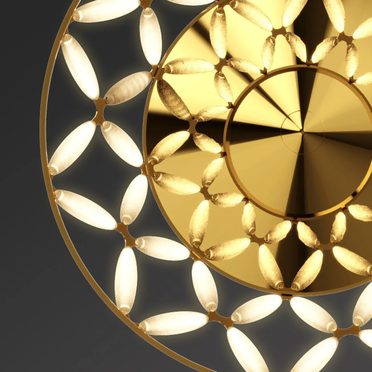 Потолочная люстра ISOLA D58 от ImperiumLoft