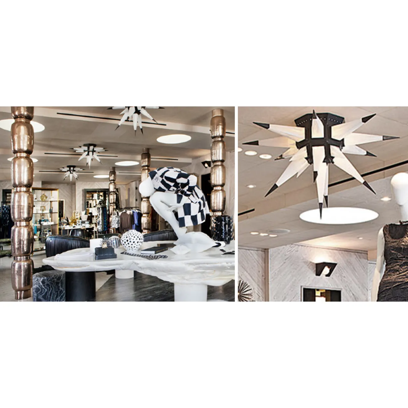 Kelly Wearstler Rock Star Ceiling light designed by Kelly Wearstler от LaLume