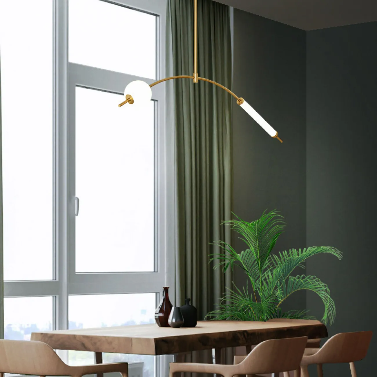 Потолочная люстра LIVIA L4 от ImperiumLoft
