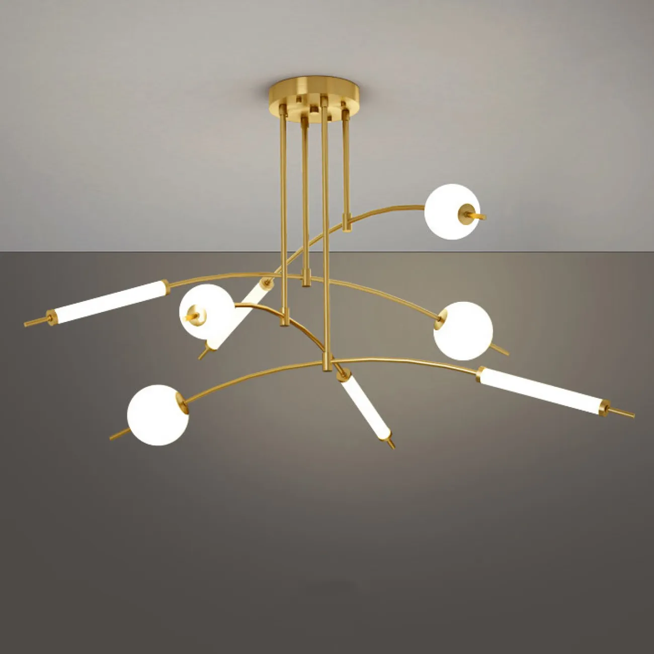 Потолочная люстра LIVIA L4 от ImperiumLoft Потолочная люстра LIVIA L4 от ImperiumLoft