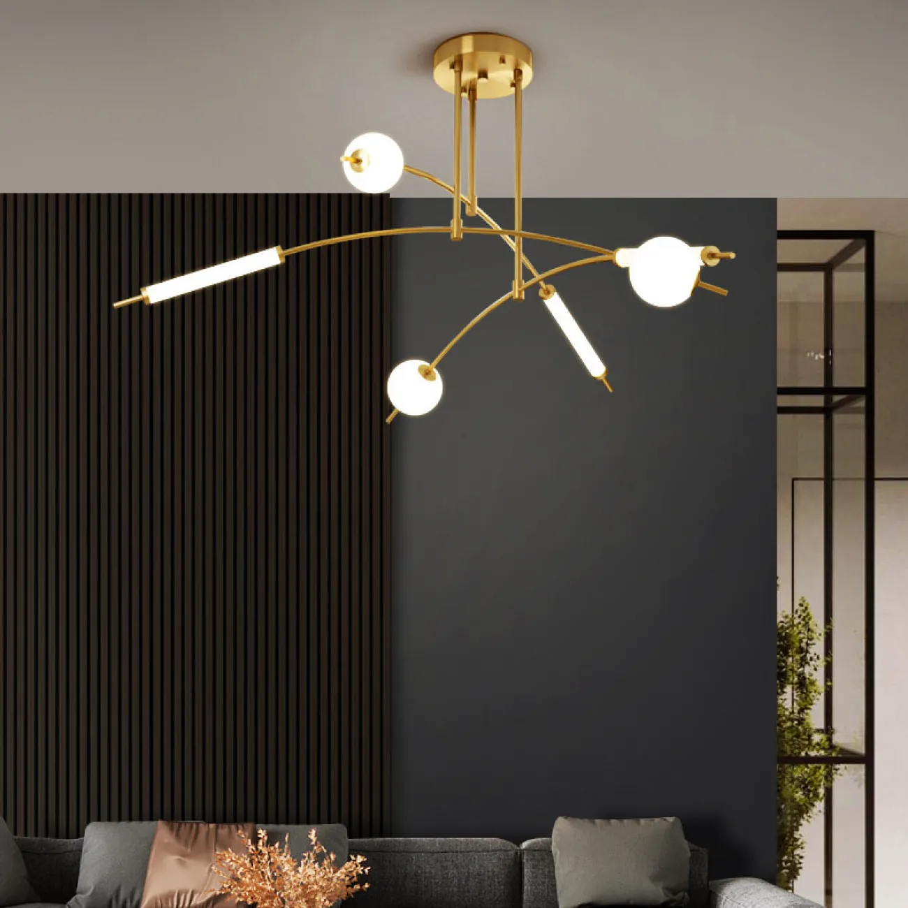 Потолочная люстра LIVIA L4 от ImperiumLoft Потолочная люстра LIVIA L4 от ImperiumLoft