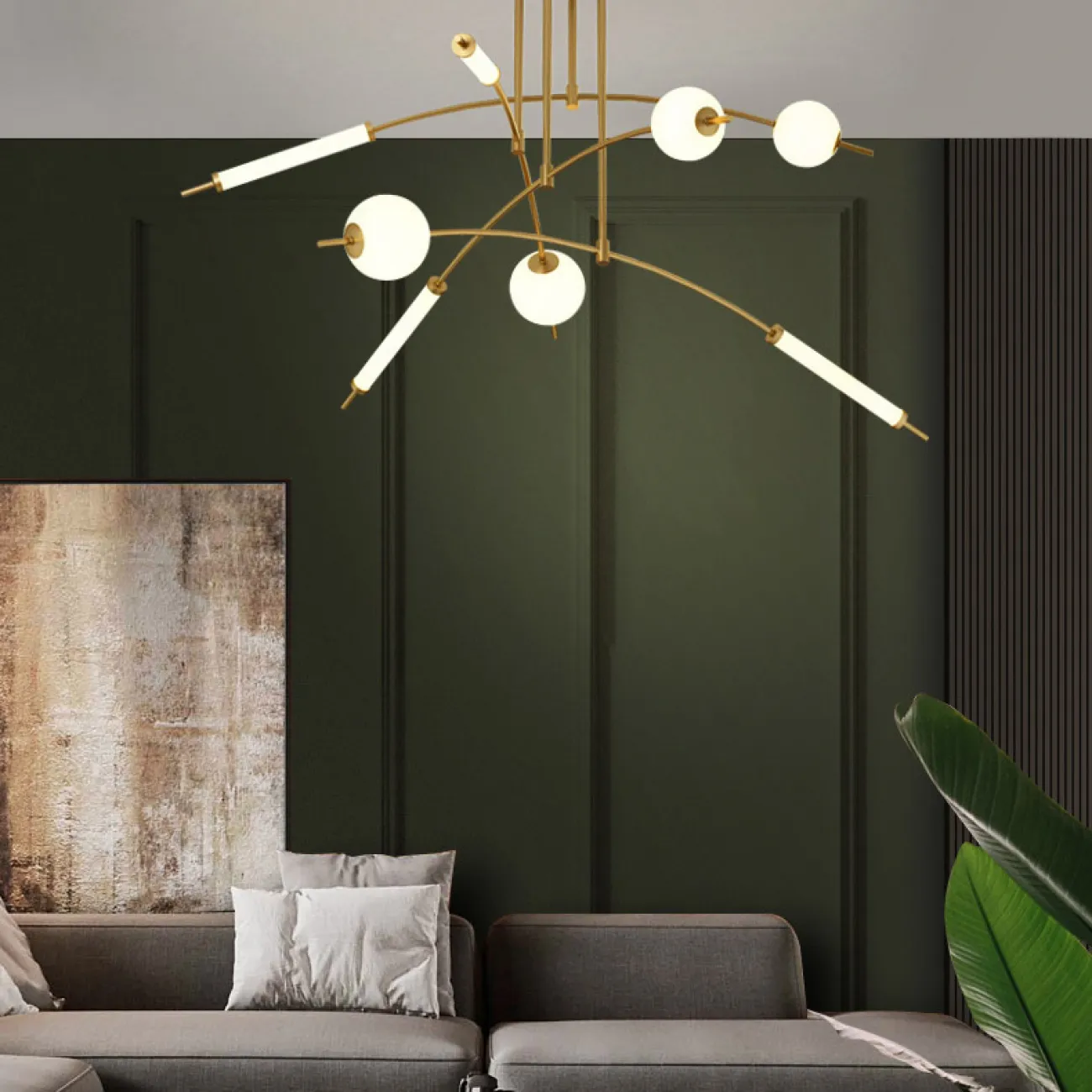 Потолочная люстра LIVIA L4 от ImperiumLoft