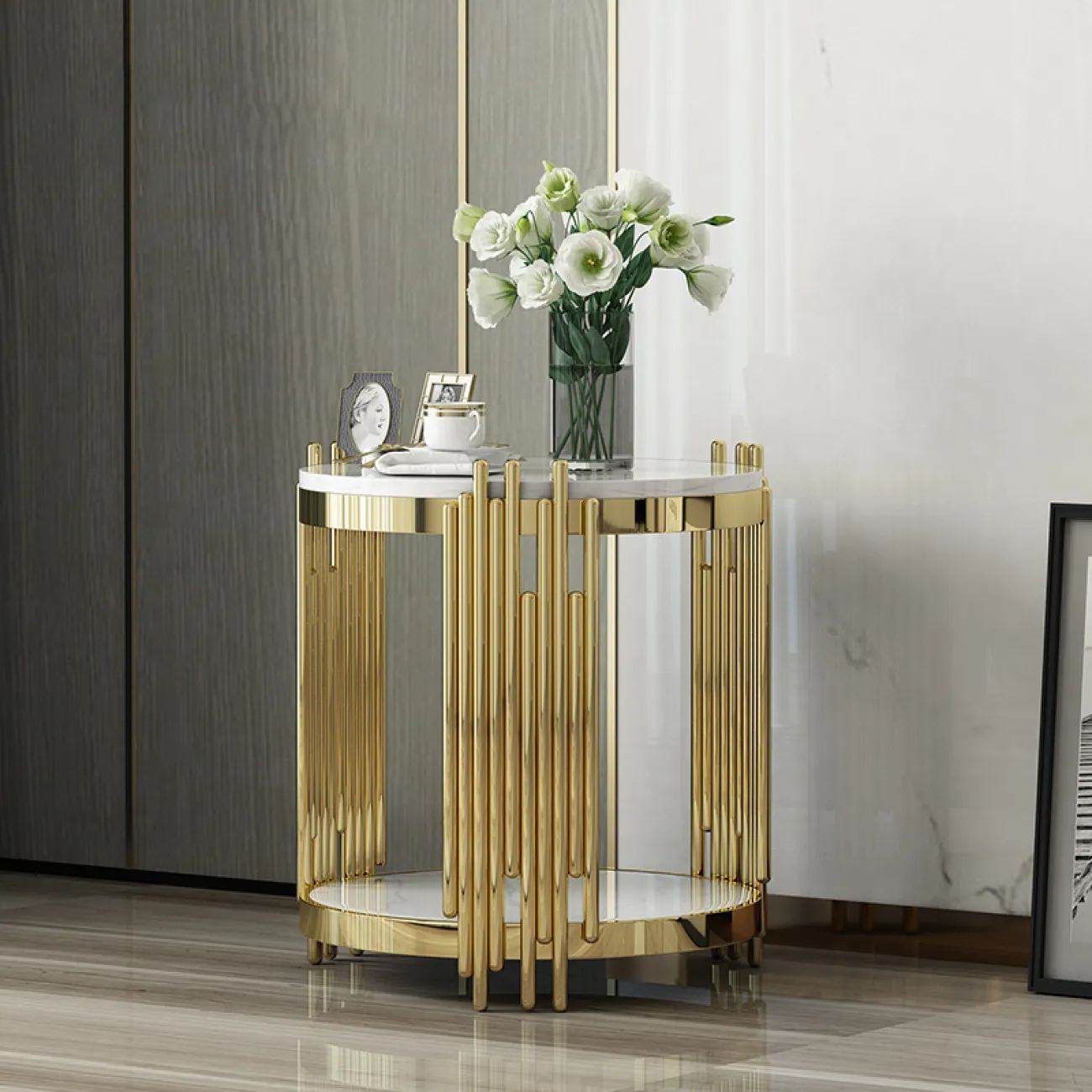 Дизайнерский журнальный столик LaLume-AP00116