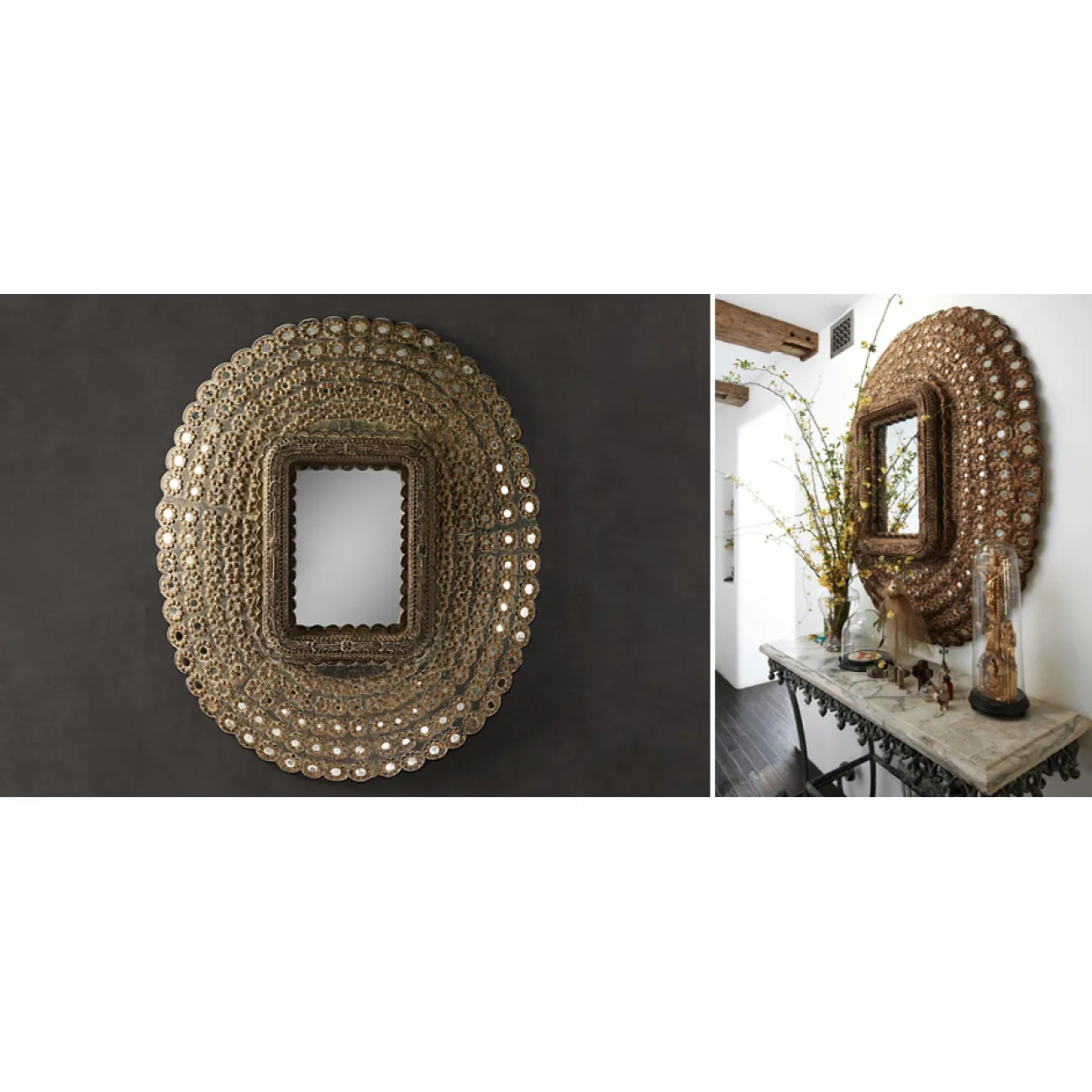 Зеркало Peacock Mirrors Restoration Hardware от LaLume