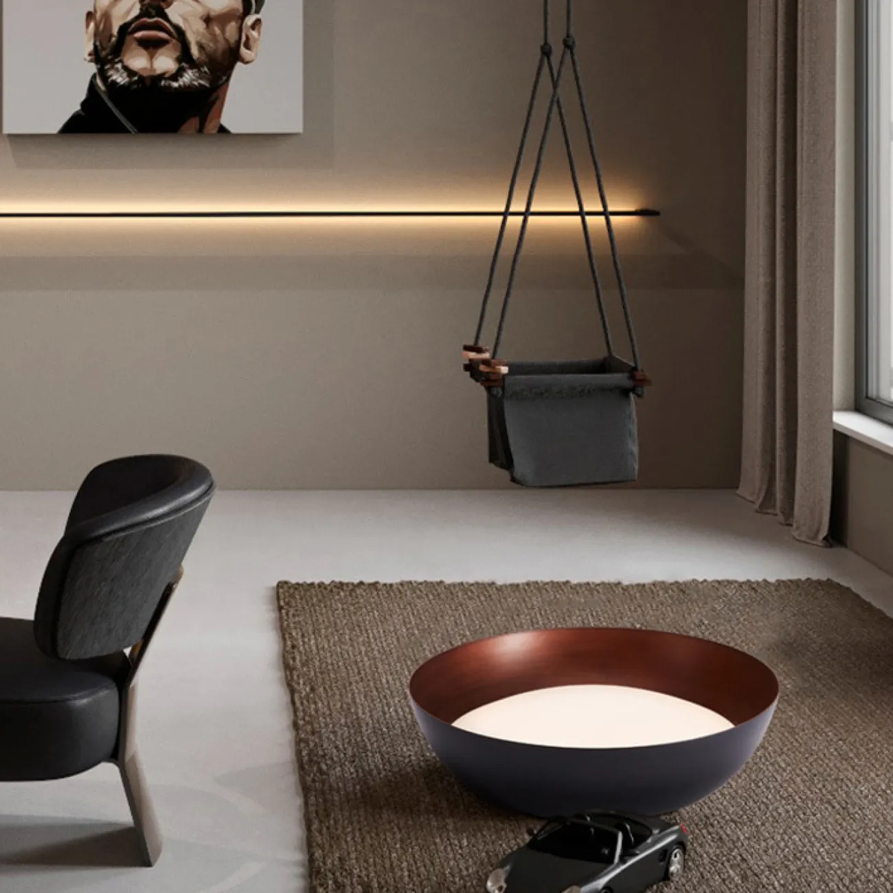 Потолочный светильник BARBO D40 Трехцветный свет от ImperiumLoft