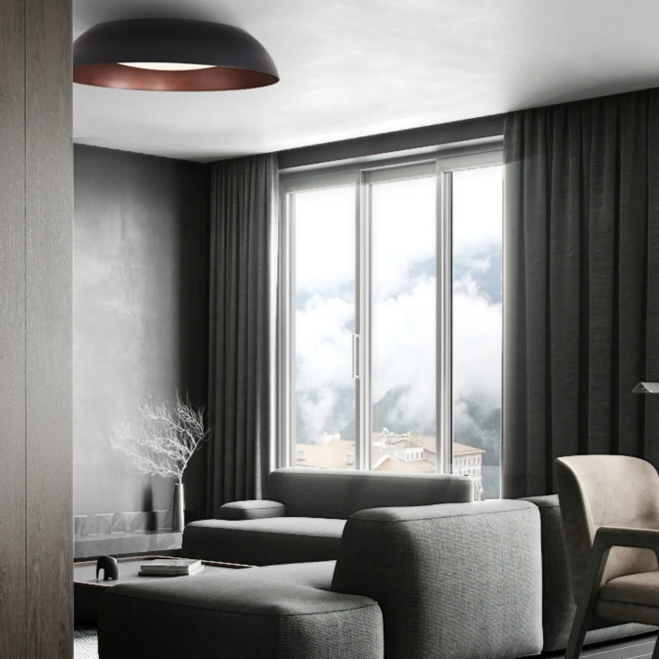 Потолочный светильник BARBO D40 Трехцветный свет от ImperiumLoft