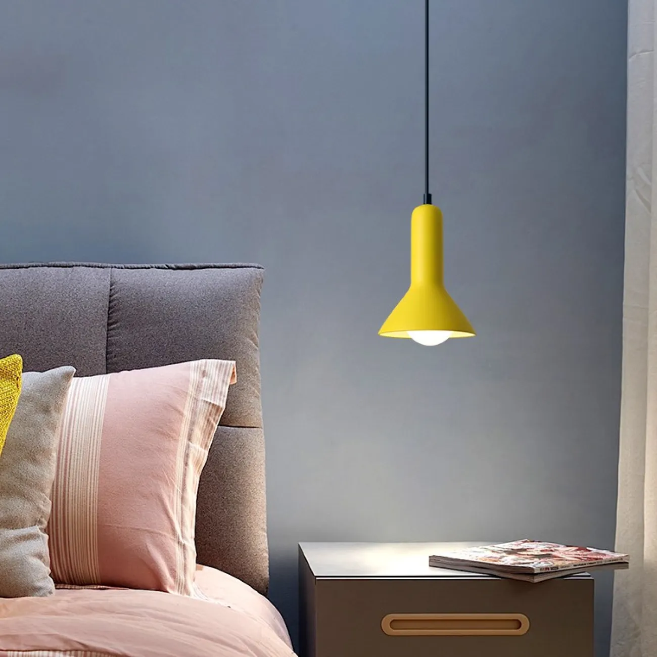 Подвесной светильник LINDSEY A (полукруг) Желтый от ImperiumLoft