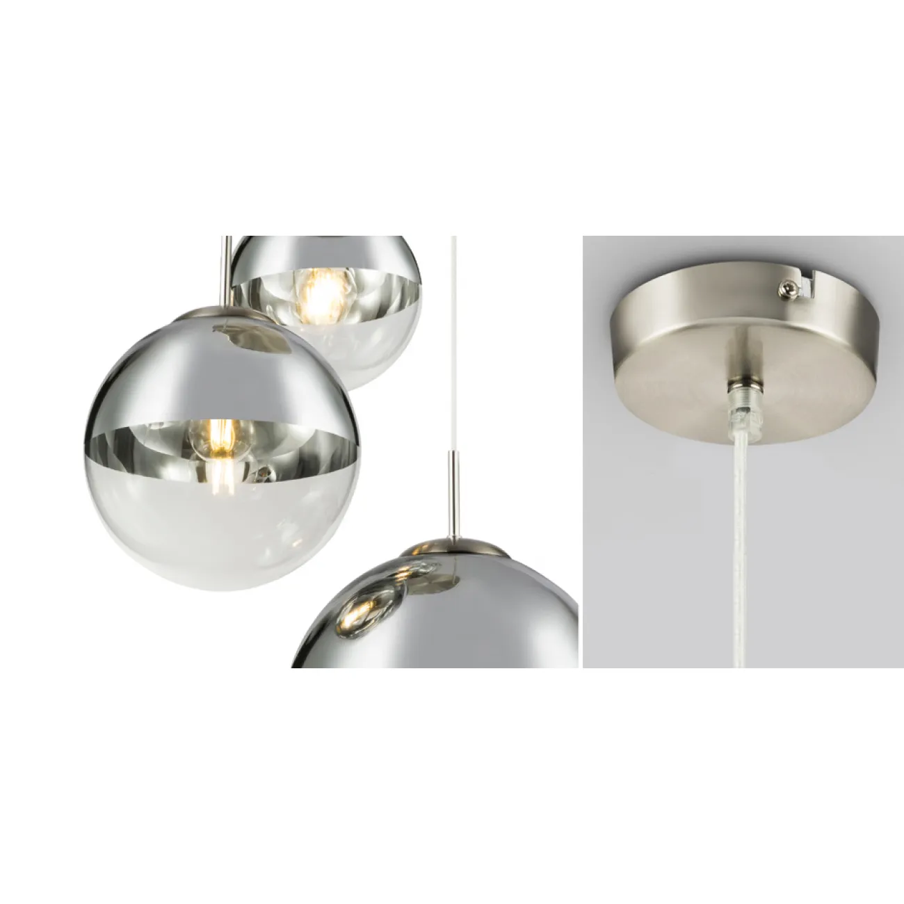 Светильник подвесной Mirror Ball Silver 1 плафонdesigned by Tom Dixon	in 2003