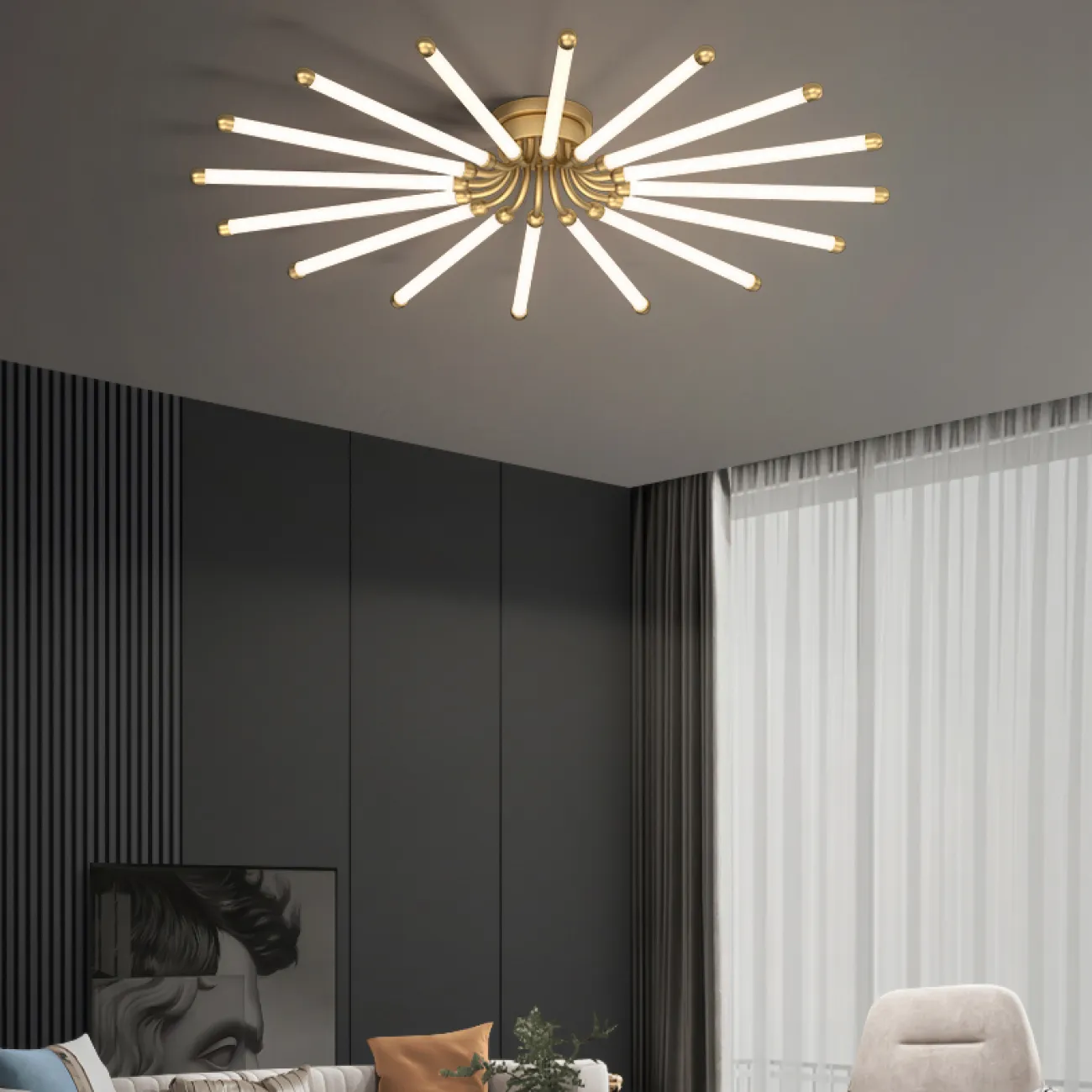 Потолочная люстра LOLA D85 от ImperiumLoft