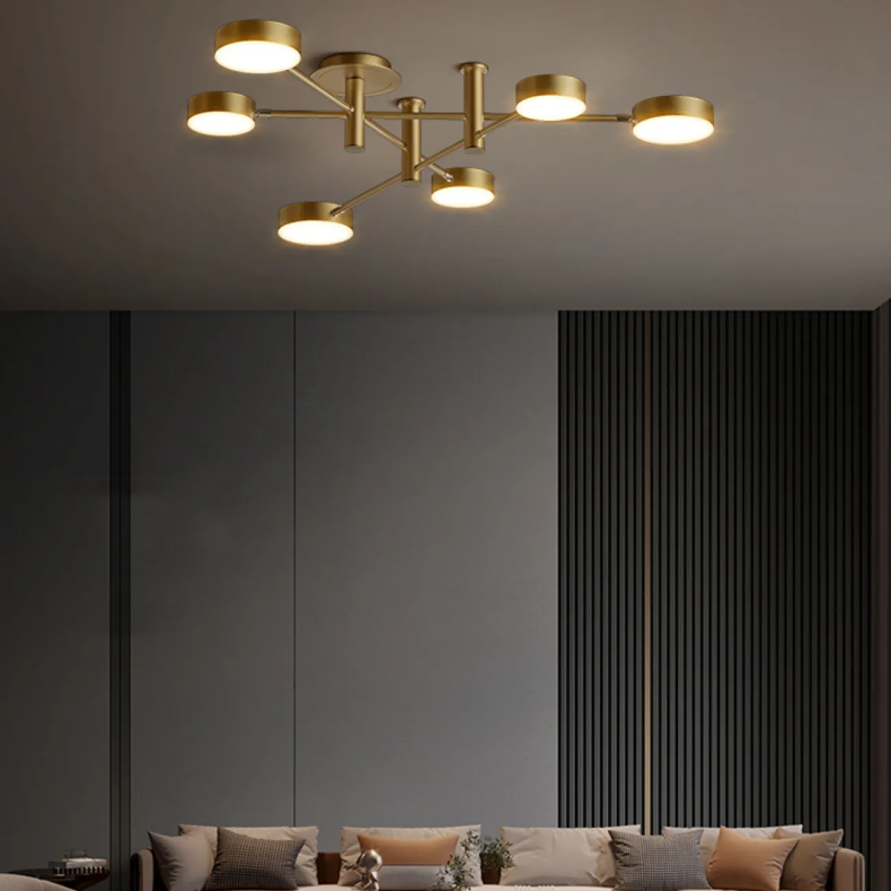 Потолочная люстра BERTA A L5 от ImperiumLoft