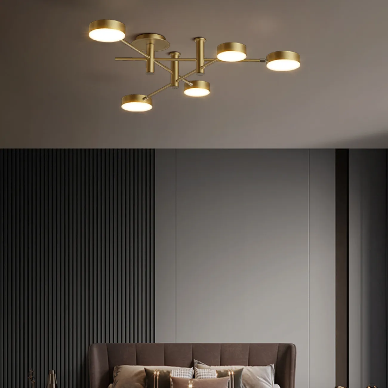 Потолочная люстра BERTA A L5 от ImperiumLoft