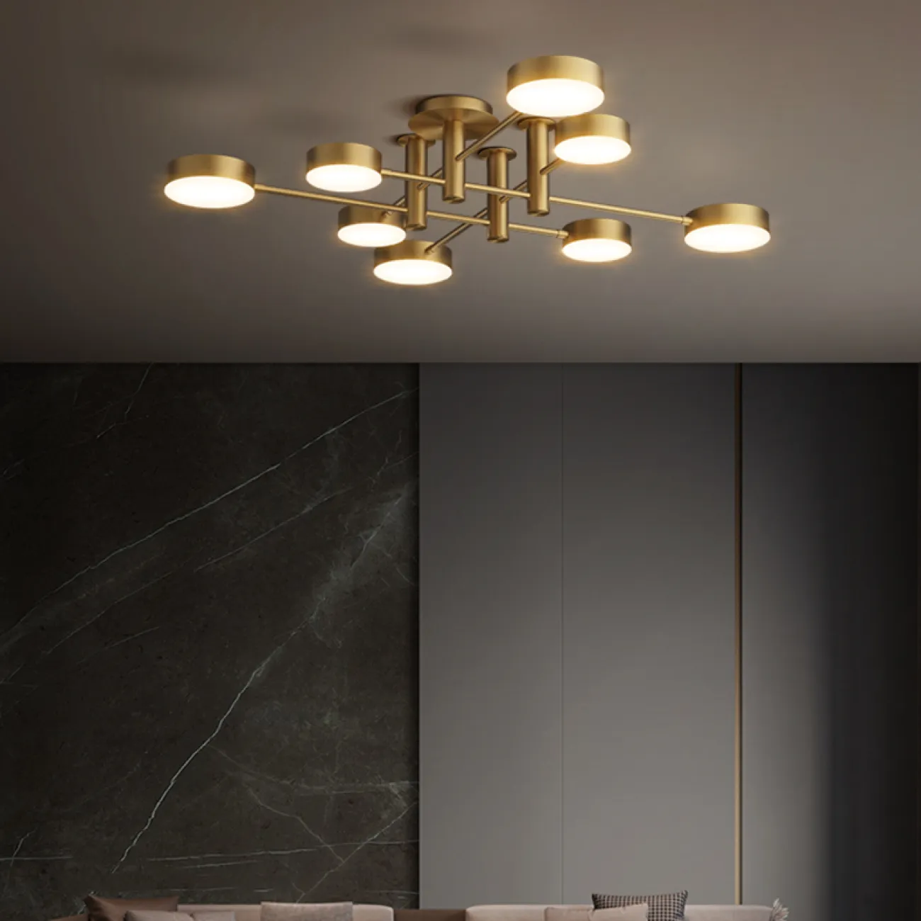 Потолочная люстра BERTA A L5 от ImperiumLoft