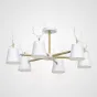 Потолочная люстра с рожками DEER B6 White от ImperiumLoft