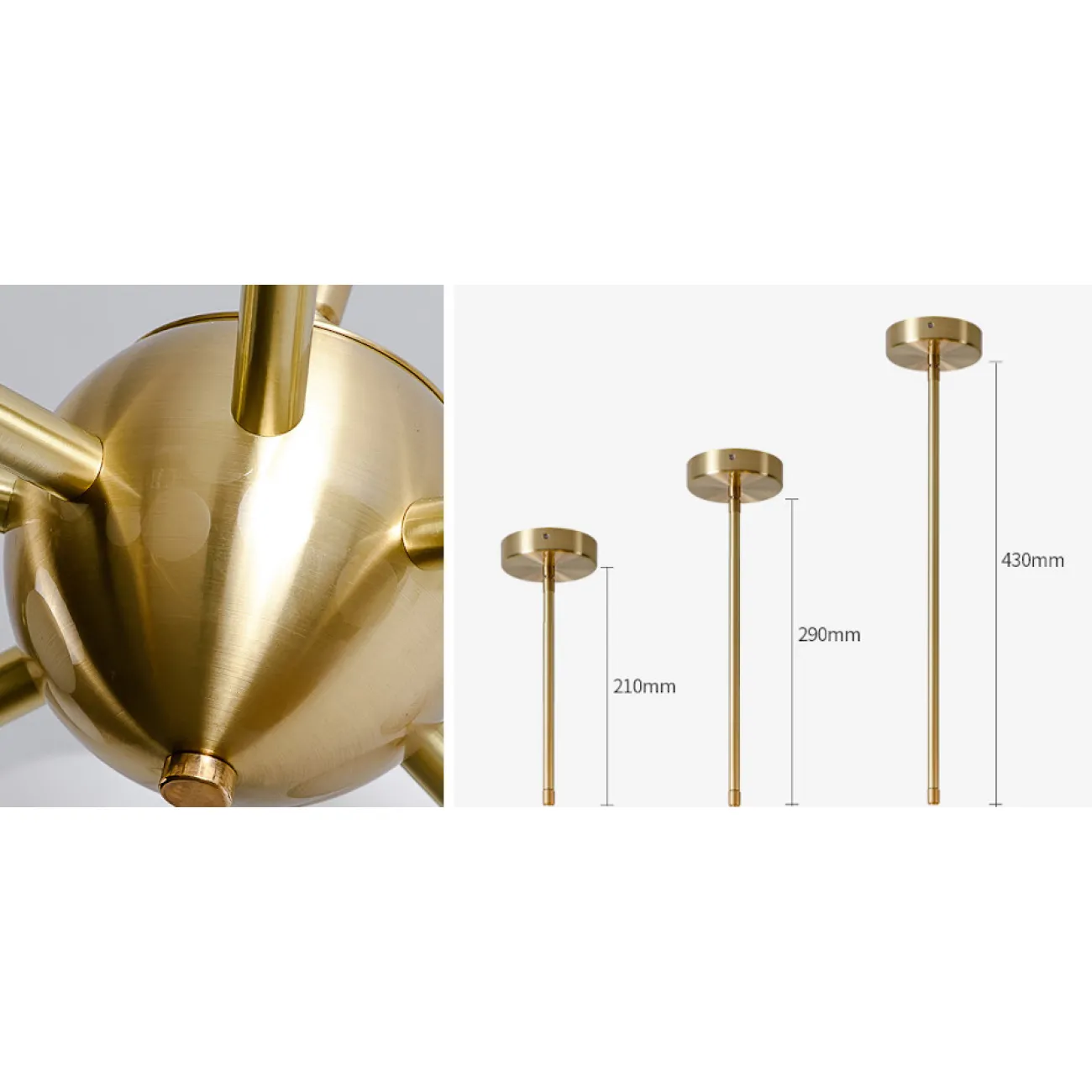 Люстра Cherry Bomb 16 balls Gold от ImperiumLoft