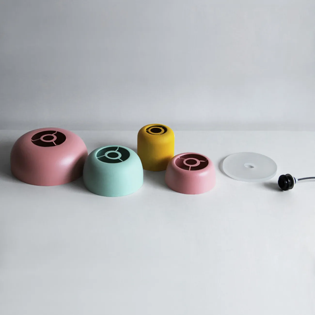 Подвесной светильник ILO D22 mint/yellow от ImperiumLoft