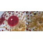 Murano Red Disco Glass Sputnik Chandelier Vistosi от LaLume