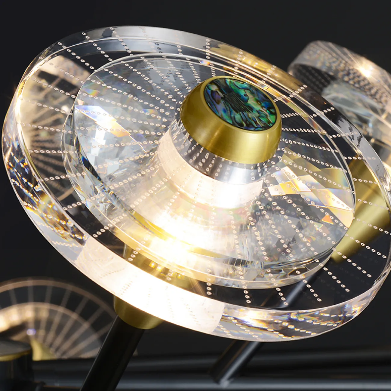 Потолочный светильник JANICA LONG L10 Black Brass от ImperiumLoft