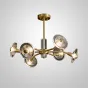 Потолочная люстра JANICA L12 Brass Black от ImperiumLoft