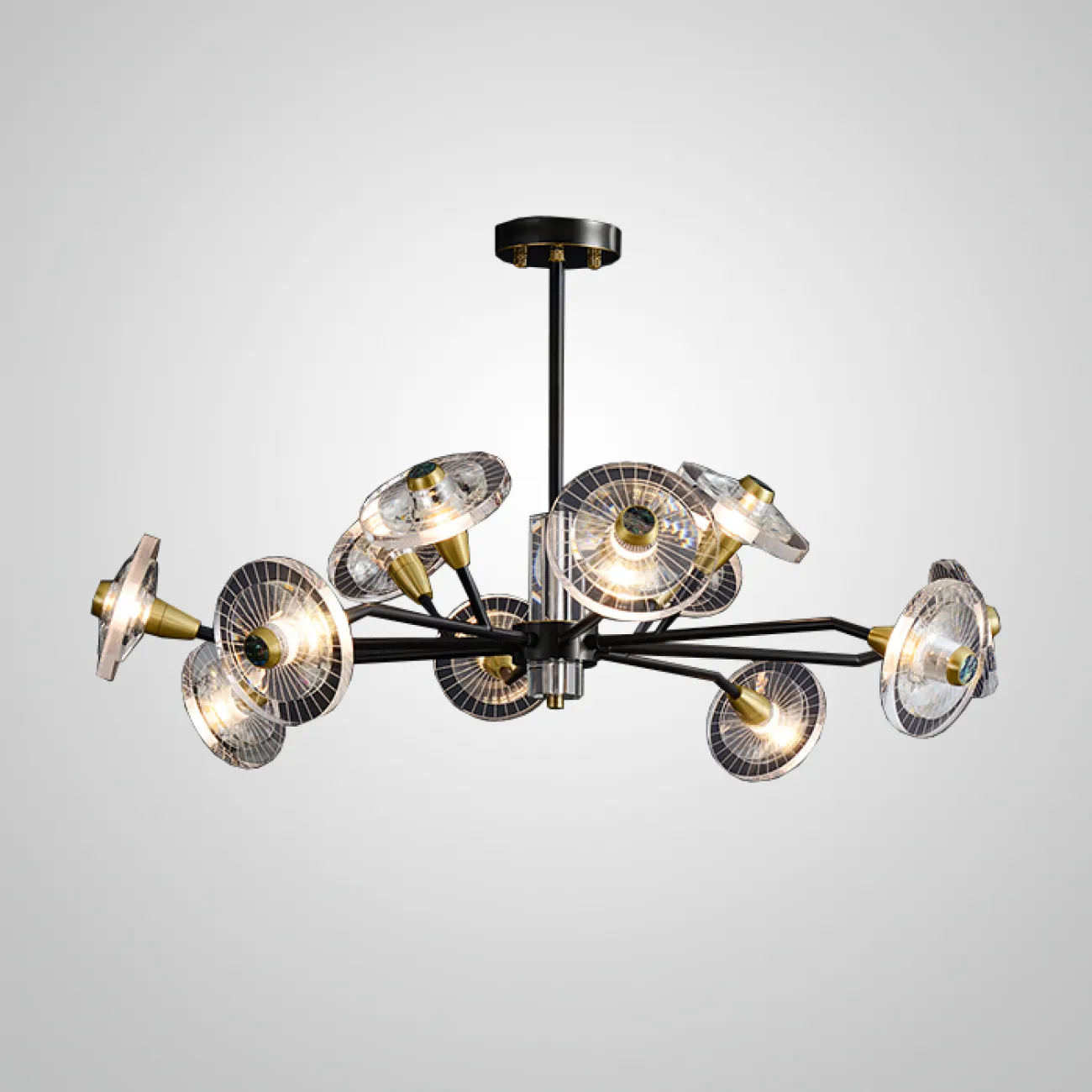 Потолочная люстра JANICA L6 Brass от ImperiumLoft