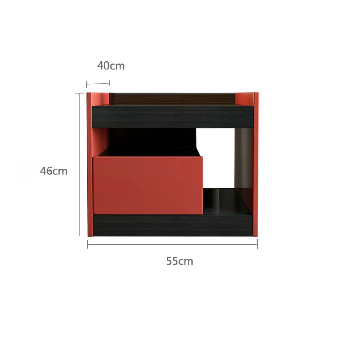 Дизайнерская прикроватная тумба - LaLume-TT00146