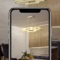 Подвесной светильник LOUELLA  B L90 Black Трехцветный свет от ImperiumLoft