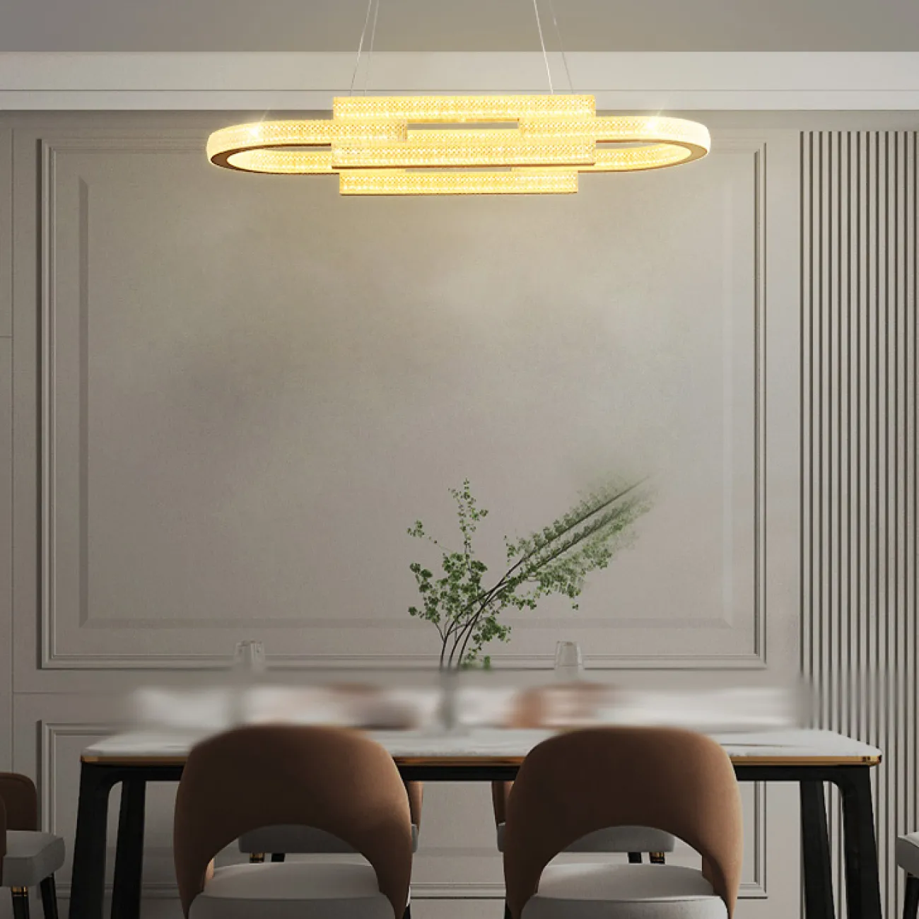 Подвесной светильник LOUELLA B L90 Black Трехцветный свет от ImperiumLoft Подвесной светильник LOUELLA B L90 Black Трехцветный свет от ImperiumLoft