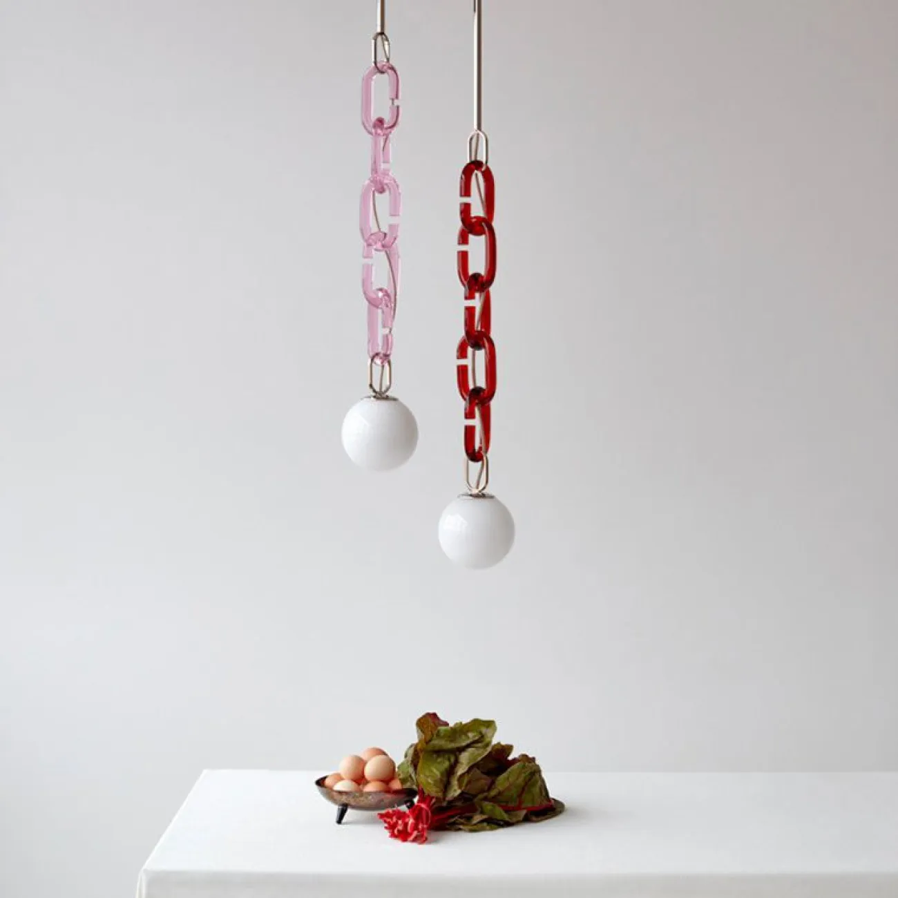 Подвесной светильник CHAIN РОЗОВЫЙ от ImperiumLoft Подвесной светильник CHAIN РОЗОВЫЙ от ImperiumLoft