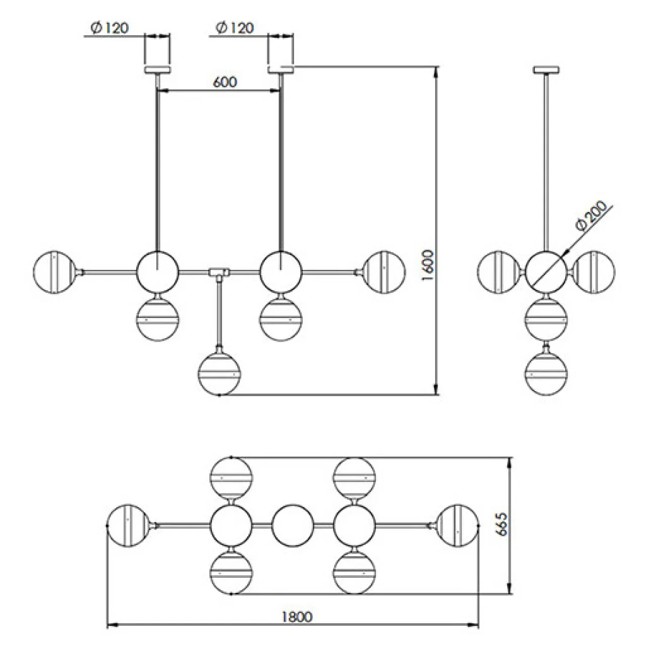 Люстра Peggy Futura suspension lamps Hangar Design от ImperiumLoft