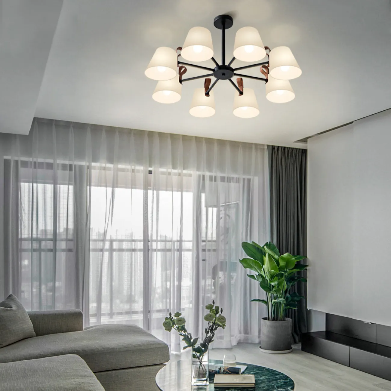 Люстра на штанге TORNY D90 от ImperiumLoft