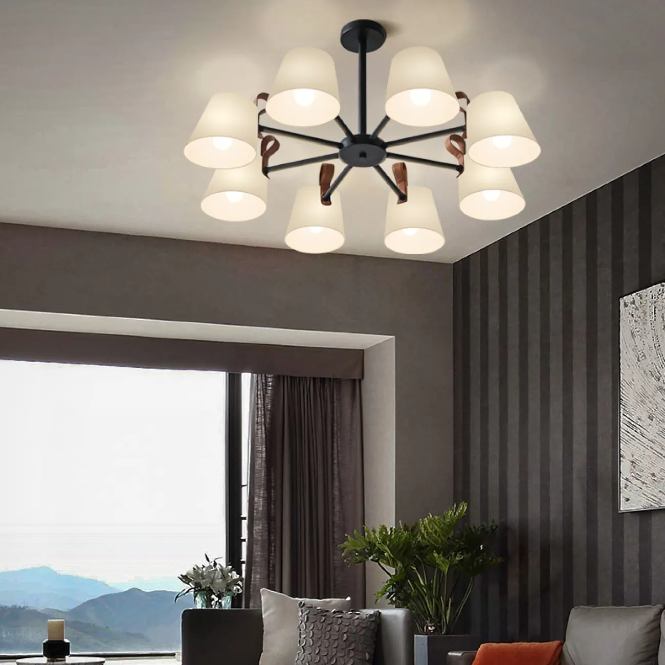 Люстра на штанге TORNY D90 от ImperiumLoft