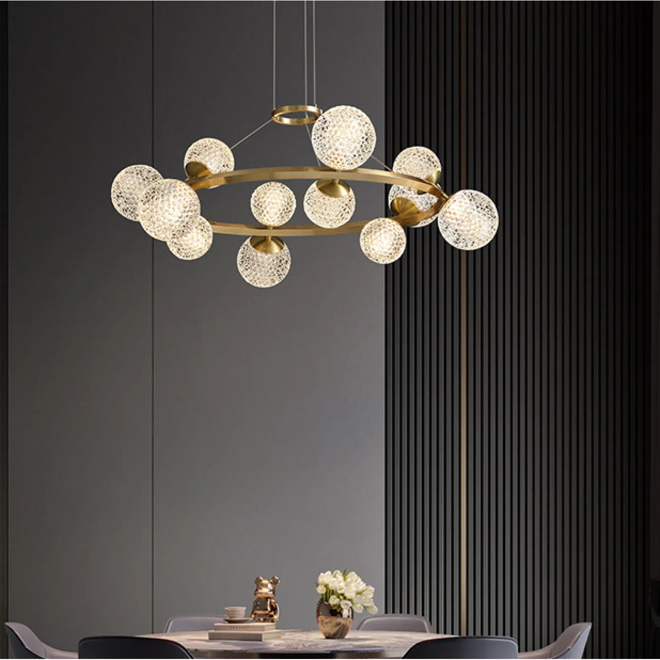 Подвесная люстра BASTINE L24 от ImperiumLoft Подвесная люстра BASTINE L24 от ImperiumLoft