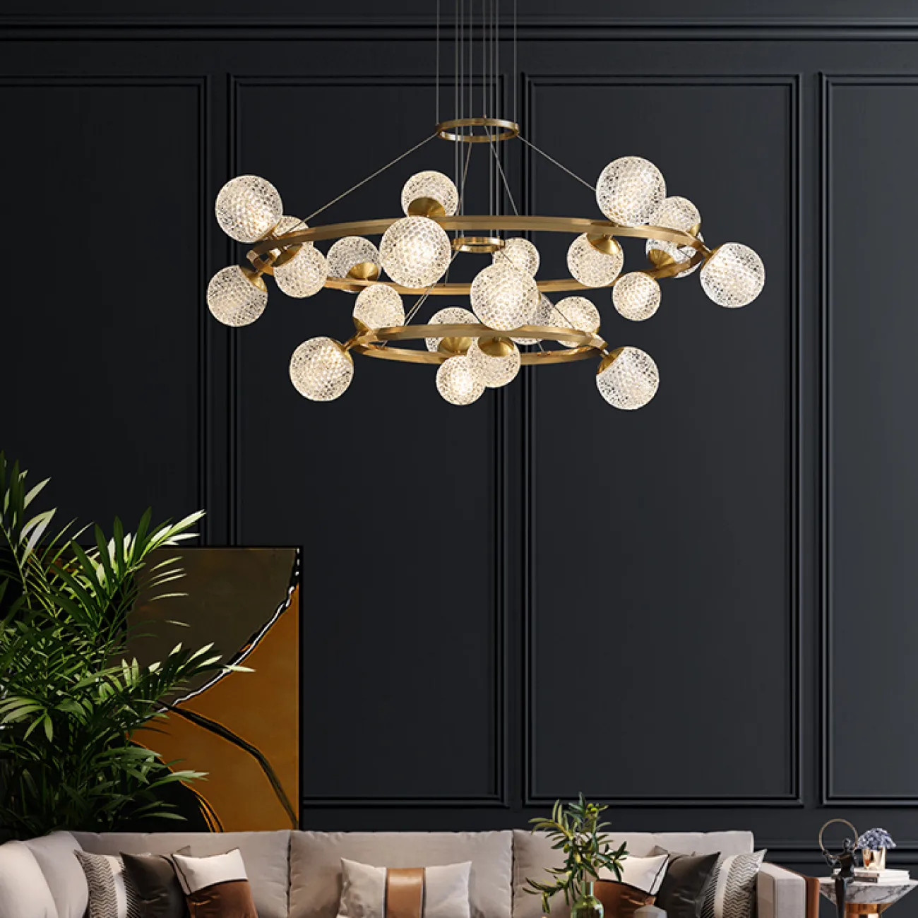 Подвесная люстра BASTINE L24 от ImperiumLoft Подвесная люстра BASTINE L24 от ImperiumLoft