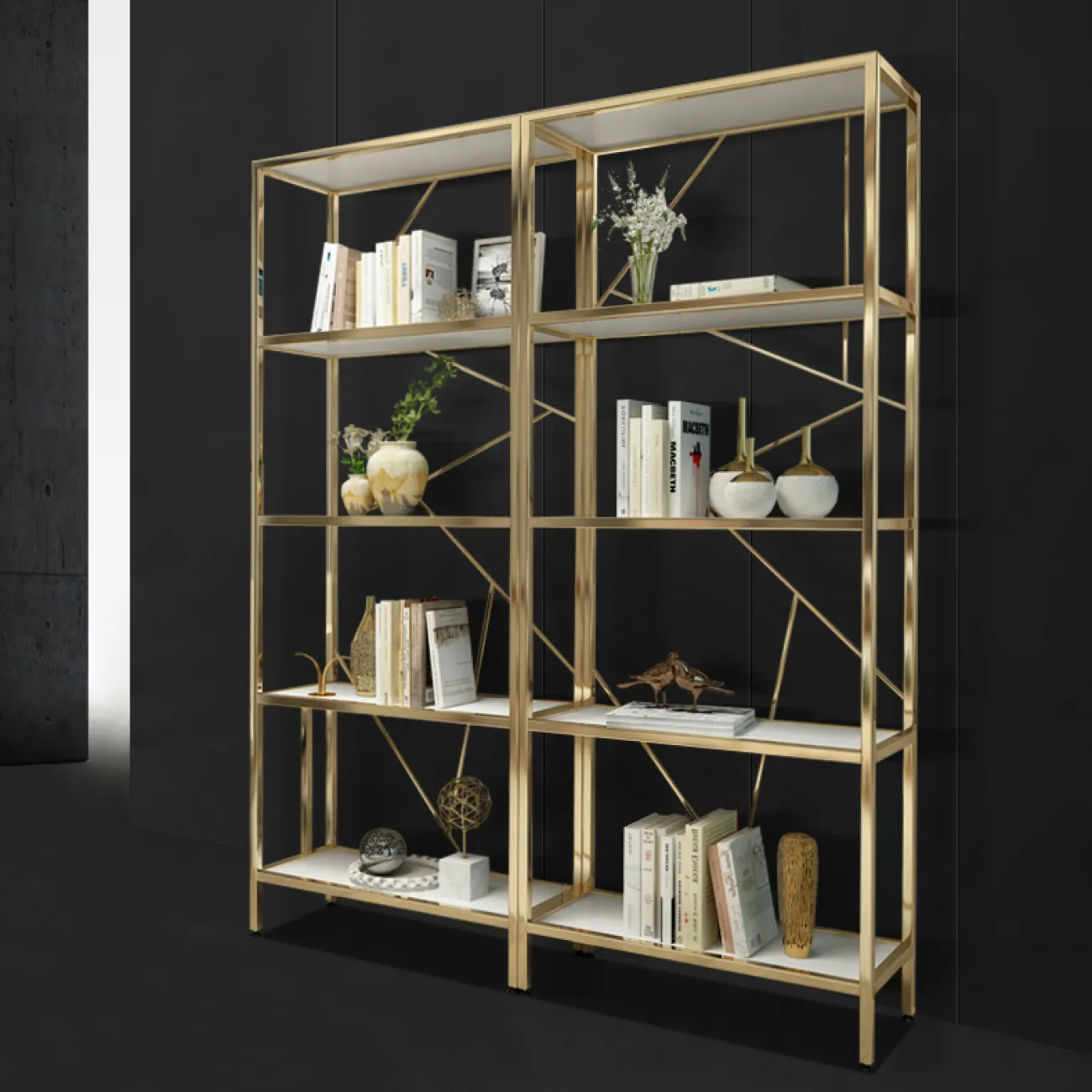 Дизайнерский стеллаж LaLume-HH00107