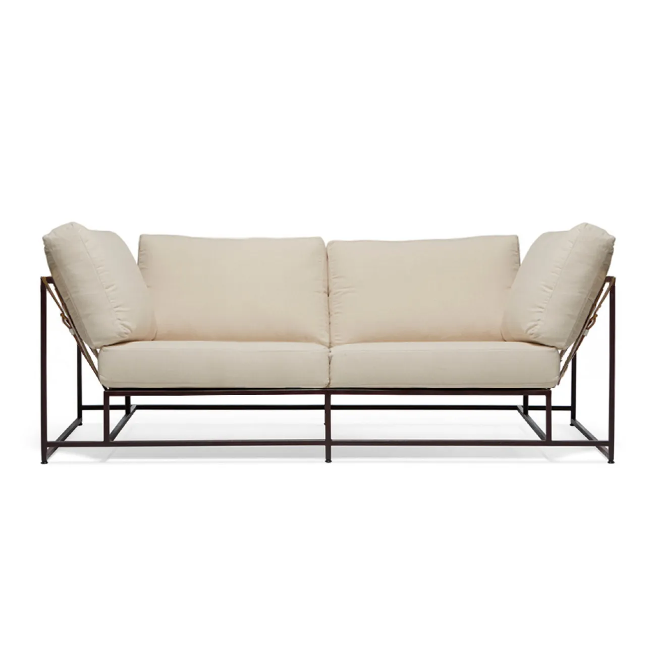 Двухместный диван Canvas & Copper Two Seat Sofa designed by Stephen Kenn and Simon Miller		 in 2014 от LaLume