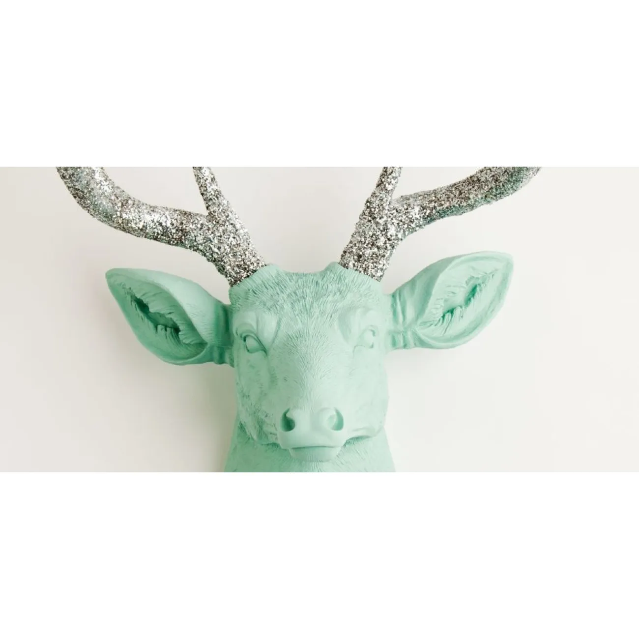 Голова оленя - Морская волна / серебряные рога от LaLume