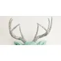 Голова оленя - Морская волна / серебряные рога от LaLume