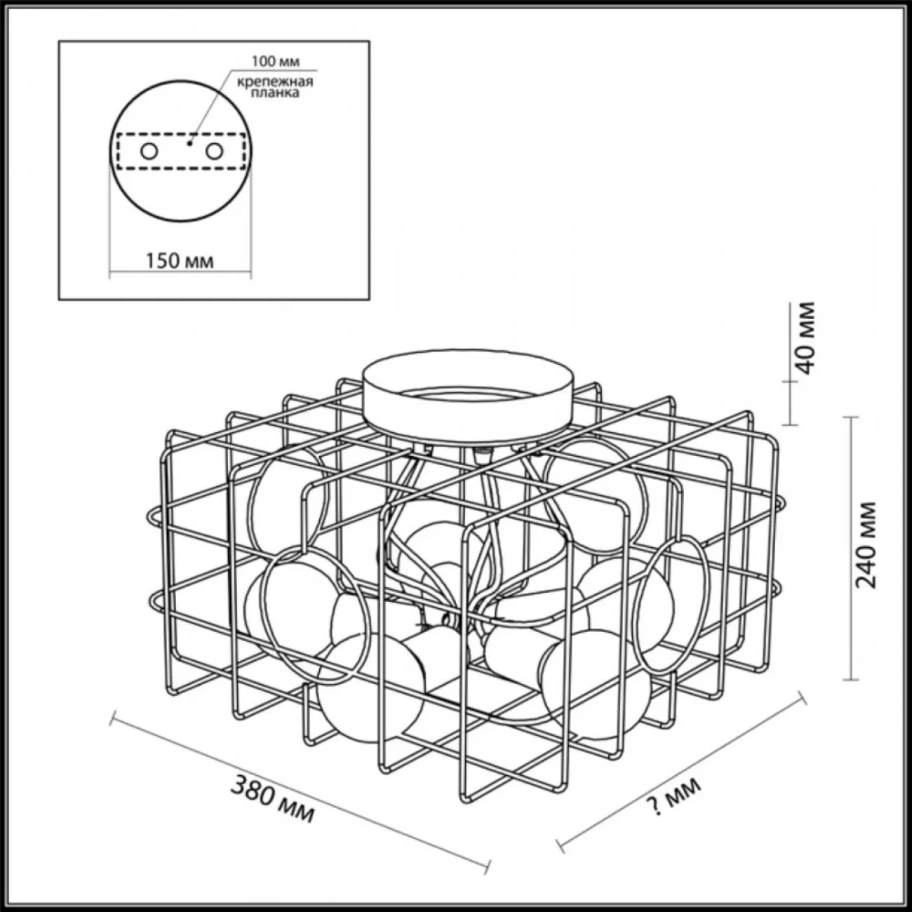 Потолочная люстра DETRIK от ImperiumLoft Потолочная люстра DETRIK от ImperiumLoft