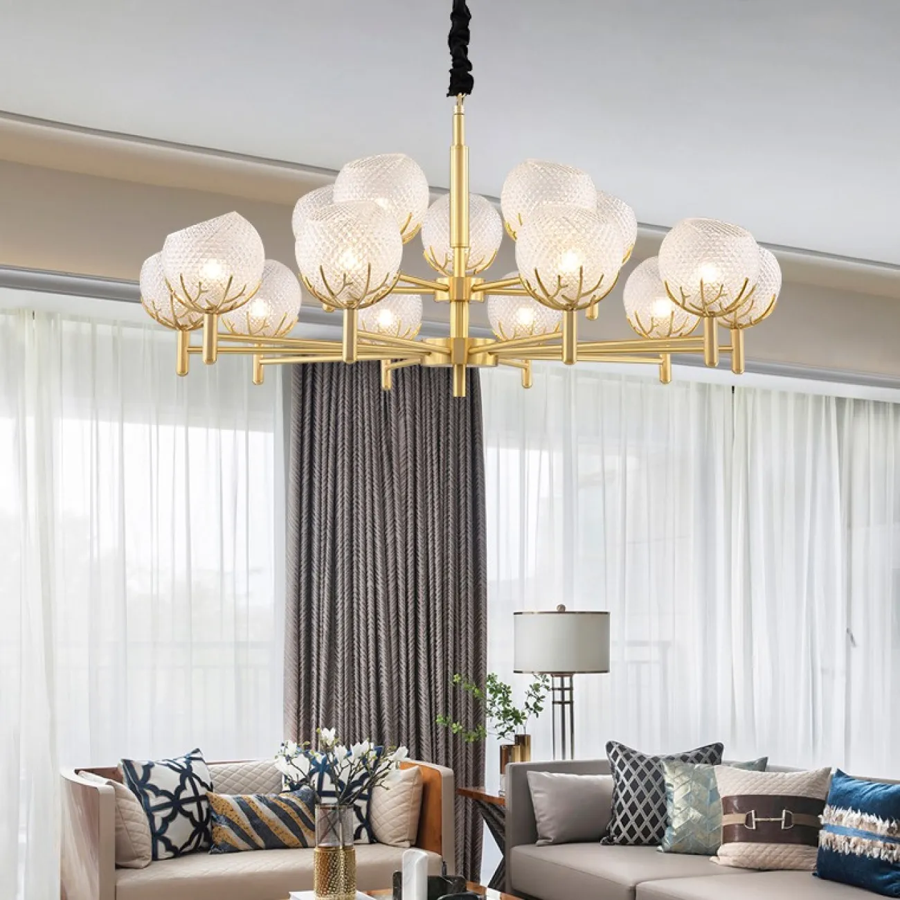 Подвесная люстра CHLOE L15 от ImperiumLoft Подвесная люстра CHLOE L15 от ImperiumLoft