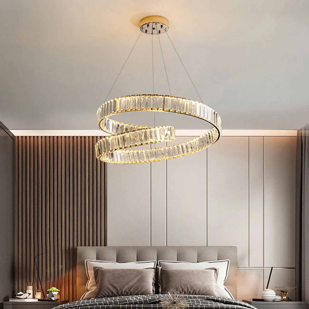 Подвесная люстра BERTOLDA S D100 Chrome от ImperiumLoft